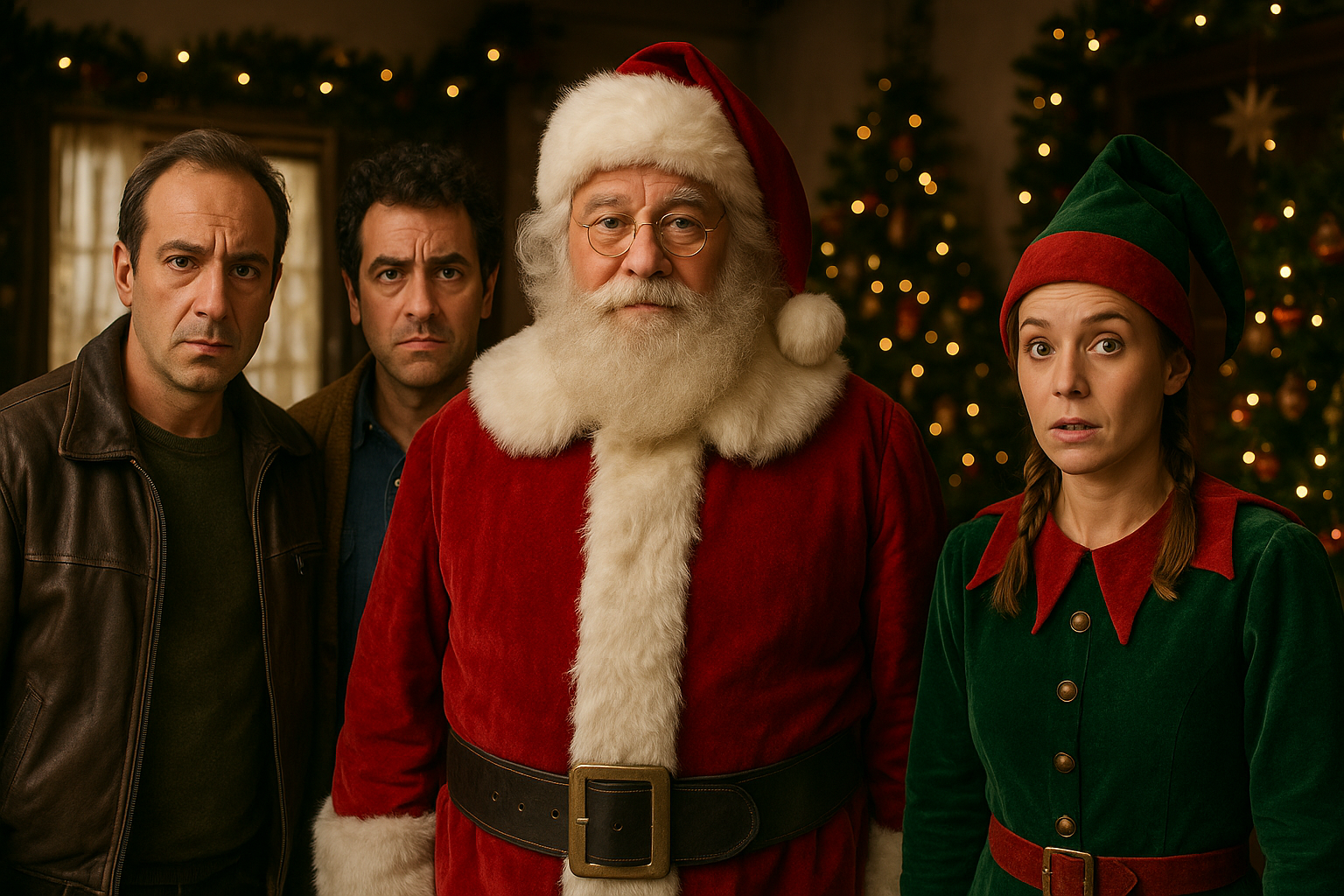 cast di chi ha incastrato babbo natale? - Illustration